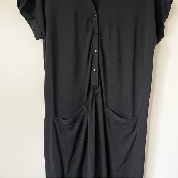 Zara Black Knit Onesie Jumpsuit, Sz M - Picture 4 of 8